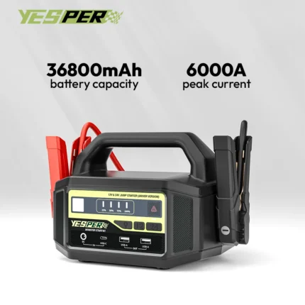 YESPER 24V Jump Car 6000A Peak Jump Starter For car Truck Portable Truck Battery Starting Device External battery