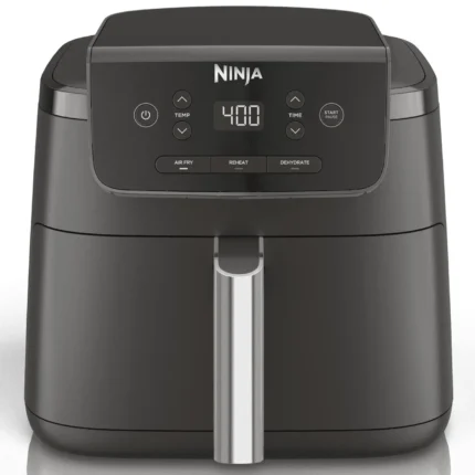 XL 5 Qt Air Fryer – Digital, Oil-Free, Auto Shutoff, Nonstick Basket (Black)